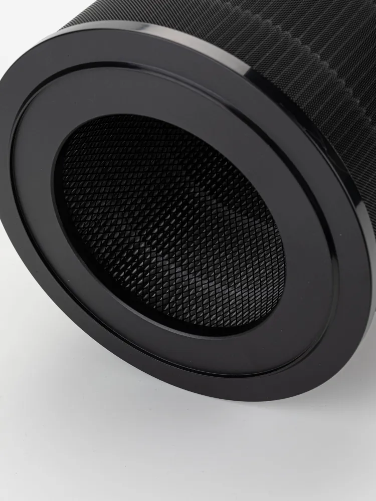 BREEZMANN premium cylindrical HEPA filter — top view
